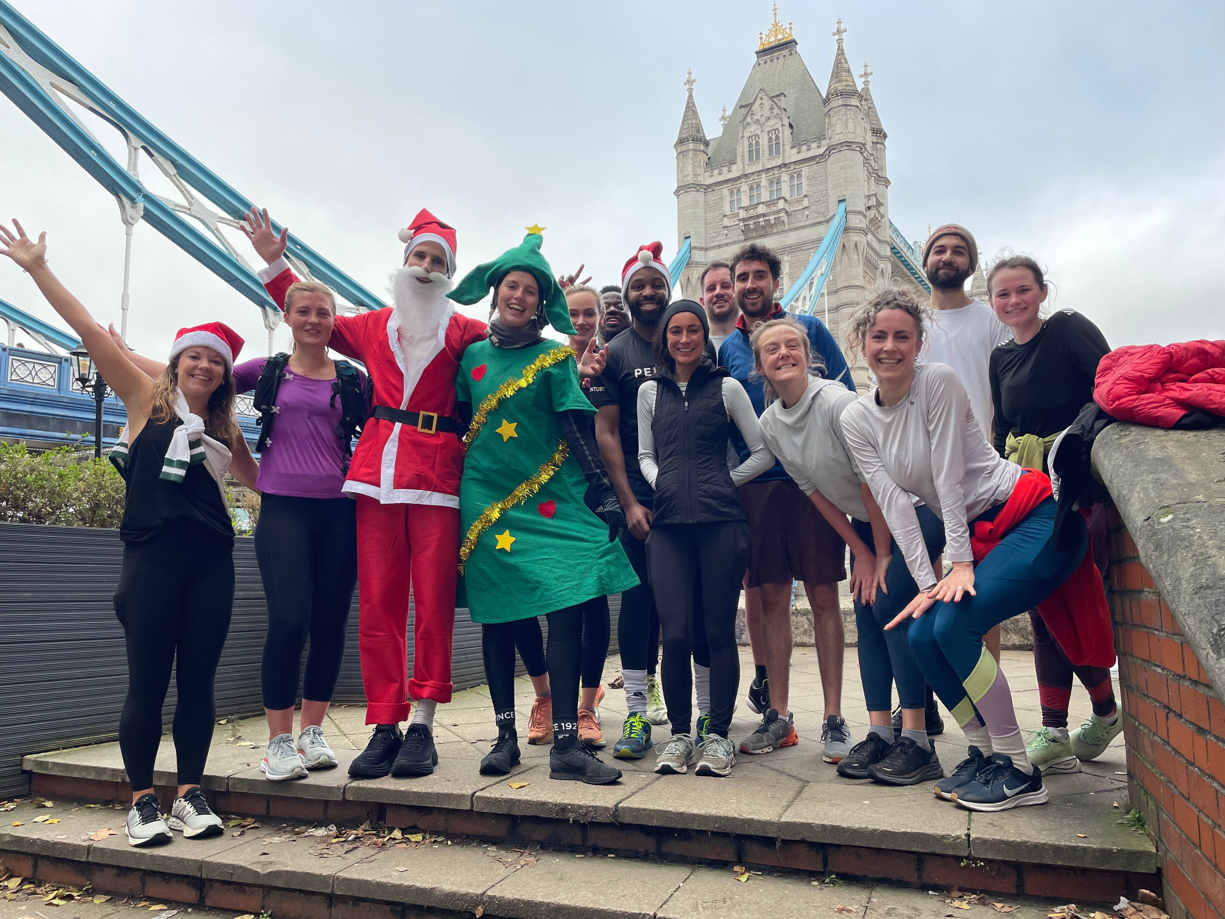 XMAS Marks the Sport - It's James' Annual Christmas Run for Choose Love!